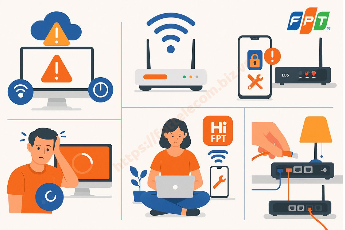 Những lỗi mạng FPT thường gặp và cách khắc phục nhanh tại nhà